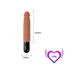 Finlay 25cm Realistik 10 Mod Titreşimli Penis Vibratör