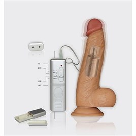 Lovetoy Real Extreme 21cm Titreşimli Kalın Realistik Penis Vibratör